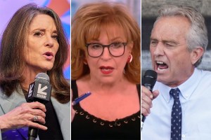 Marianne Williamson, Joy Behar and RFK Jr