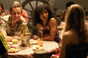 Chris O'Dowd as Dusty and Gabrielle Dennis as Cass in 'The Big Door Prize'