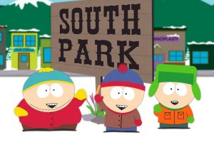 Cartman, Stan, and Kyle in South Park