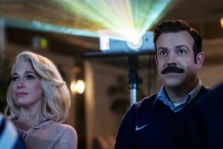 Hannah Waddingham and Jason Sudeikis in 'Ted Lasso'