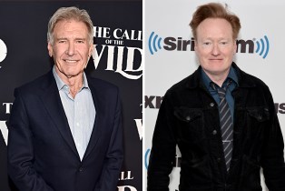 Harrison Ford and Conan O'Brien