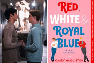 red white and royal blue movie still and book cover