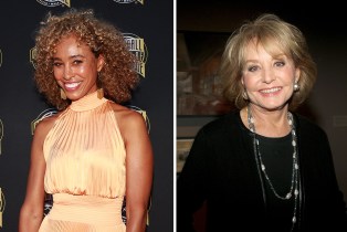 Sage Steele and Barbara Walters