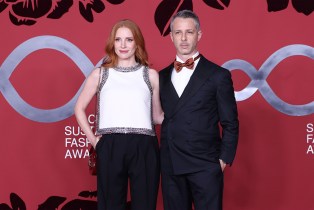 Jessica Chastain and Jeremy Strong