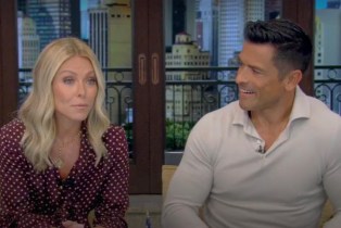 Kelly Ripa and Mark Consuelos on 'Live with Kelly and Mark'