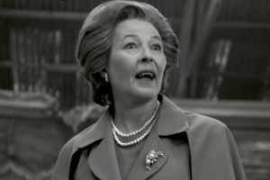 Margaret Thatcher as a vampire in the movie El Conde