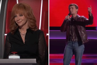Reba McEntire and Dylan Carter on 'The Voice'
