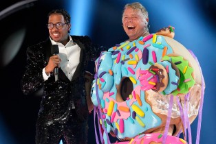 Nick Cannon and John Schneider on 'The Masked Singer'
