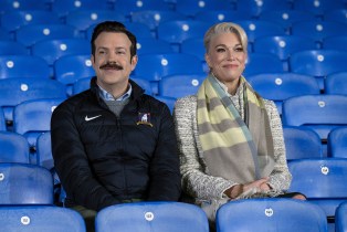 Jason Sudeikis and Hannah Waddingham on 'Ted Lasso'