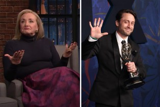 J. Smith Cameron on 'Late Night with Seth Meyers' and Kieran Culkin