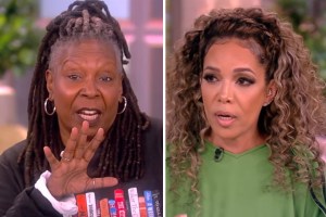 Whoopi Goldberg and Sunny Hostin on The View