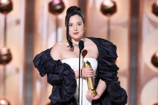 Lily Gladstone accepts award for Best Performance by a Female Actor in a Motion Picture Drama for "Killers of the Flower Moon"