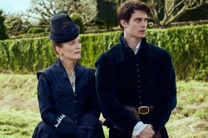 Julianne Moore and Nicholas Galitzine in 'Mary & George'