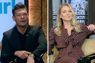 Ryan Seacrest and Kelly Ripa on 'Live with Kelly and Mark'