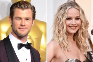 Chris Hemsworth and Jennifer Lawrence