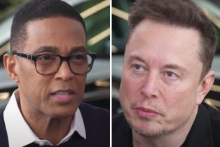 Don Lemon interviewing Elon Musk on 'The Don Lemon Show'