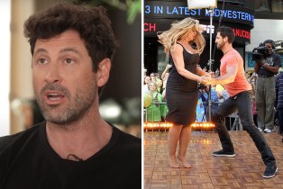 Maksim Chmerkovskiy on 'Getting Grilled with Curtis Stone'; Kirstie Alley and Maksim Chmerkovskiy dancing on 'Good Morning America'