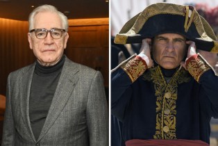 Brian Cox; Joaquin Phoenix in 'Napoleon'