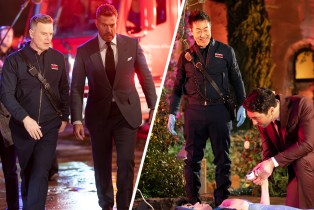 Peter Krause and Jesse Palmer on '9-1-1'; Kenneth Choi and Joey Graziadei on '9-1-1'