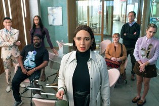 Maya Rudolph and the 'Loot' cast in a Season 2 still