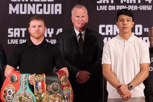 Canelo Alvarez and Jaime Munguia