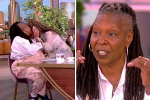 Whoopi Goldberg and Sunny Hostin on 'The View'