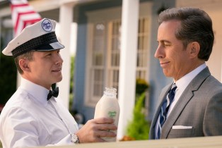 UNFROSTED. (L to R) Christian Slater as Mike Diamond and Jerry Seinfeld (Director) as Bob Cabana in Unfrosted