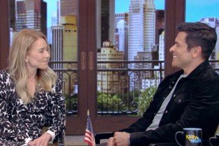 Kelly Ripa and Mark Consuelos on 'Live with Kelly and Mark'