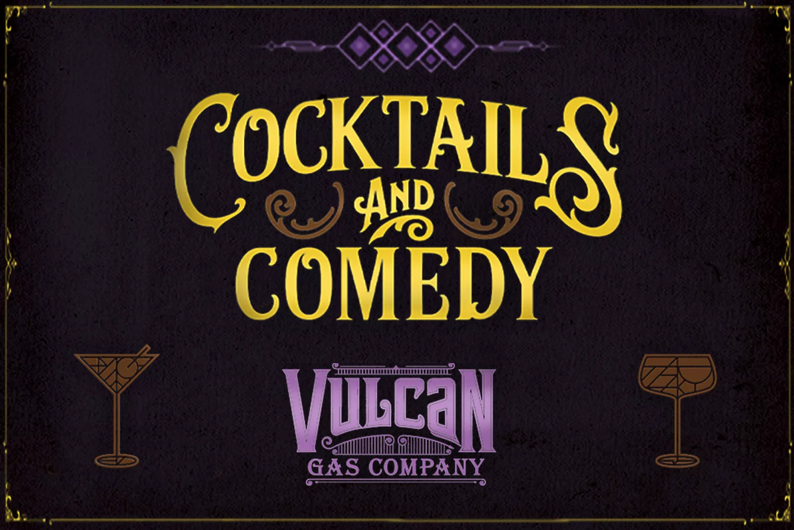 cocktails and comedy comedy show at vulcan gas company