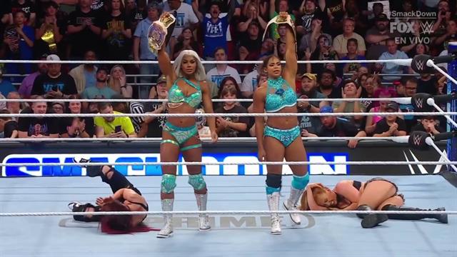 Jade Cargill y Bianca Belair derrotan a Indi Hartwell y Candice LeRae: SmackDown