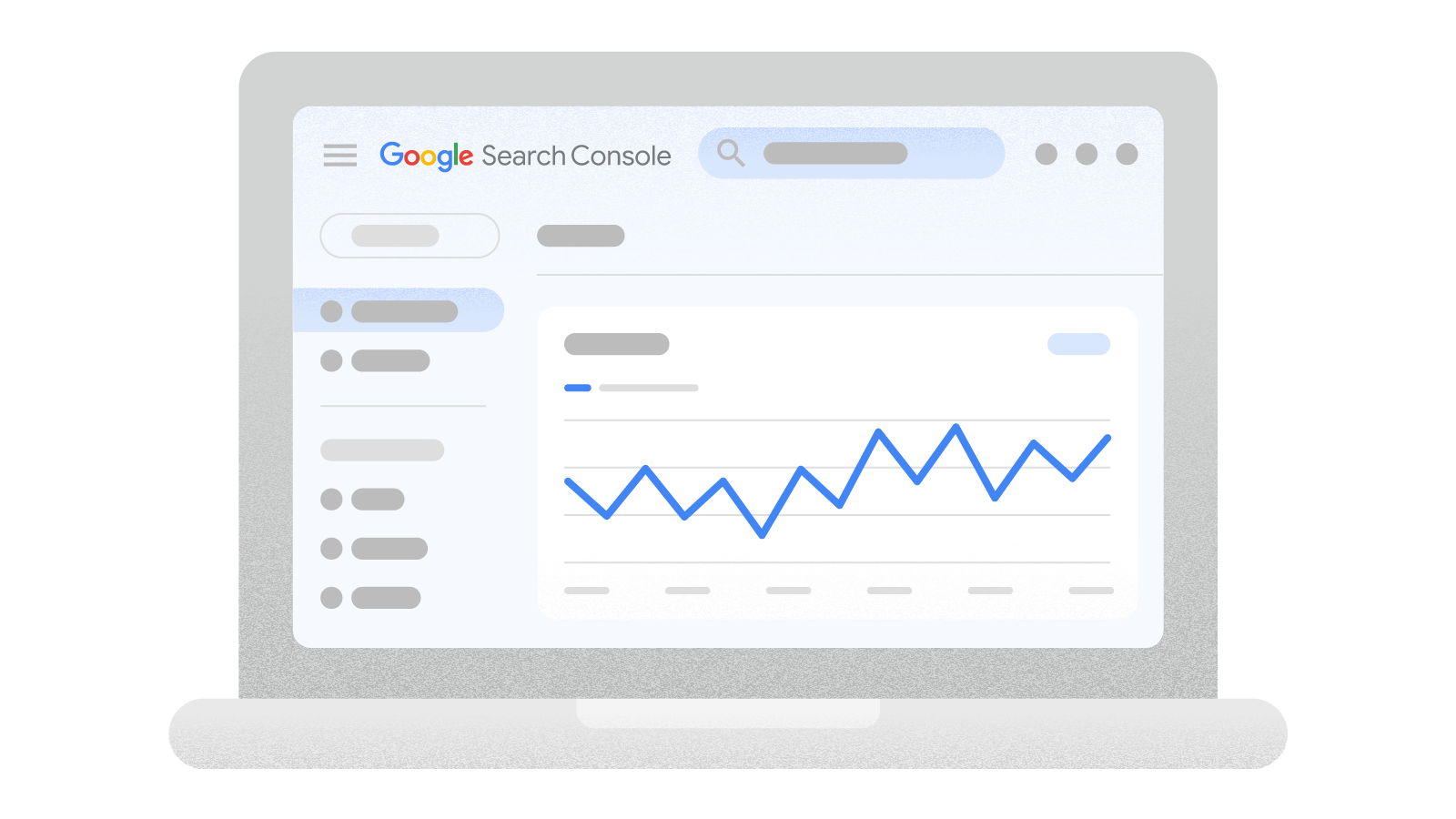 Startseite der Search Console