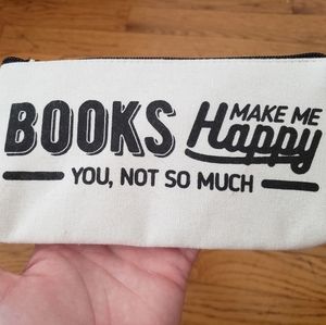 Booklovers Pencil Pouch NWT 👝