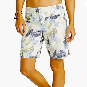 Carve Palm TreePrint Hatteras Quick Dry Breathable Ordor Resistant Shorts size 4