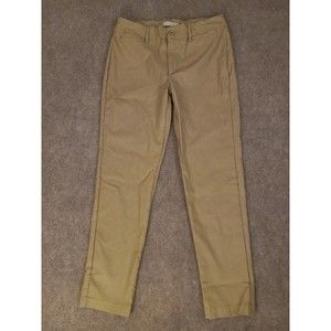 Active USA Womens Beige Stretch Tapered Dress pants size L