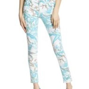 Black Orchid Women's Jeans Floral size 26 mid rise skinny