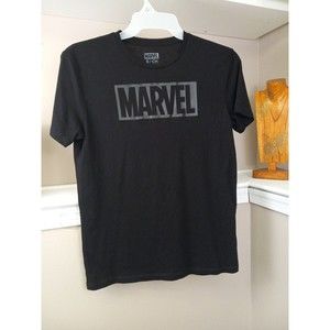 Marvel Womens Black Cotton Short Sleeve  t-shirt Size  Small