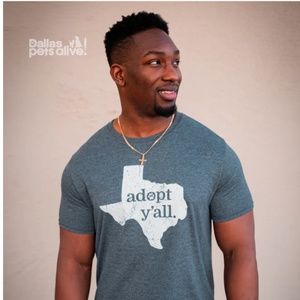 NWT Adopt Y'all Texas T-Shirt, Medium (unisex)