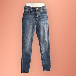 Massimo Denim Mid Rise Skinny Power Stretch - Size 4/R