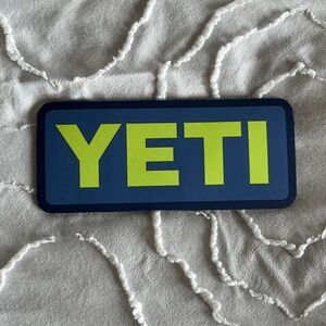 NEW Yeti Magnet - Nordic Blue w/ Chartreuse