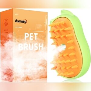 Rechargeable Cat Steam Brush for Shedding