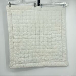 Pottery Barn Quilted 100% Cotton Euro Sham