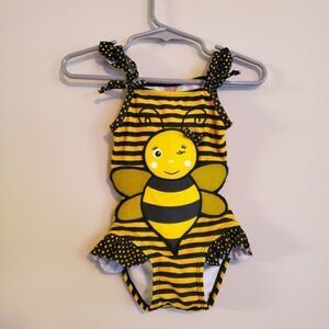 SOL SWIM BUMBLE BEE ONE PIECE SWIMSUIT SIZE 6-9 M