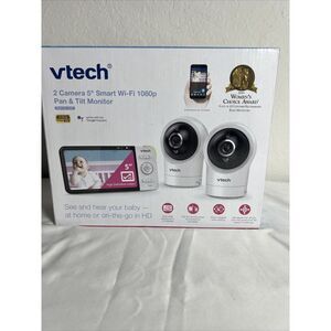 VTech 2 Camera 5" Smart WiFi 1080p Pan & Tilt Monitor