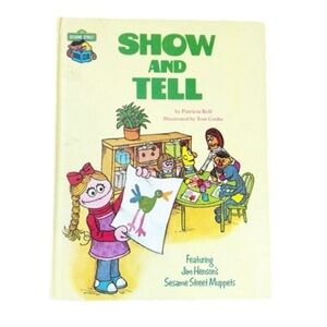 Sesame Street Book 1980 Show and Tell Jim Henson’s Muppets Bundle and Save