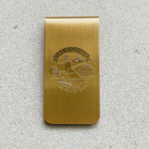 California The Golden State 2" Gold Tone Collectible Money Clip