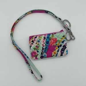 Lanyard & Iconic Zip ID Case in Wildflower Paisley