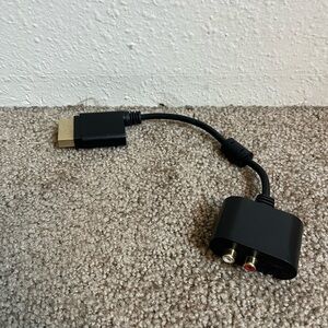 Microsoft Xbox 360 Optical Audio Adapter Black