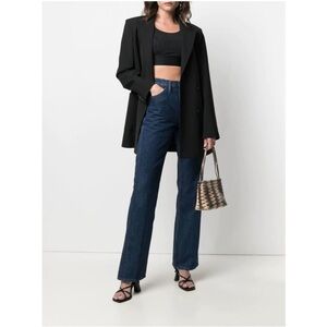 Frame Le Italien Straight Jeans in Vintage Blue