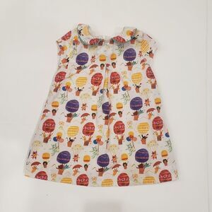 Jim Thompson Hot Air Balloon Animal Print Dress size 3Y