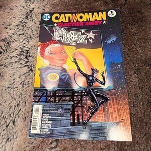 Catwoman Election Night January 2017 DC COMICS Universe New Comic Graphic Book